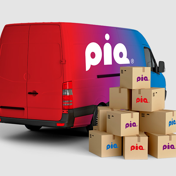 PiQ Delivery Van and Boxes