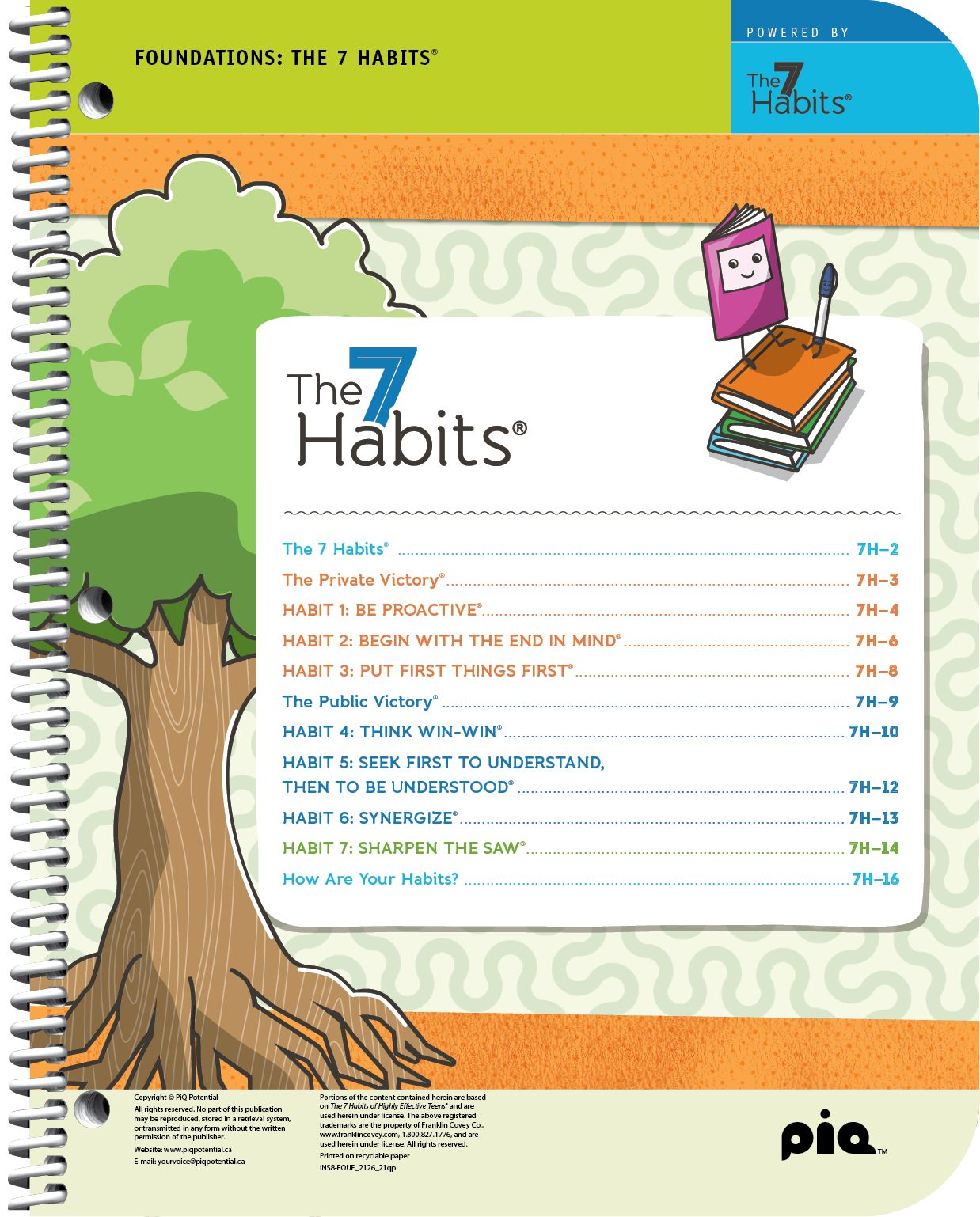 The 7 Habits® Supplement Grades 3-5
