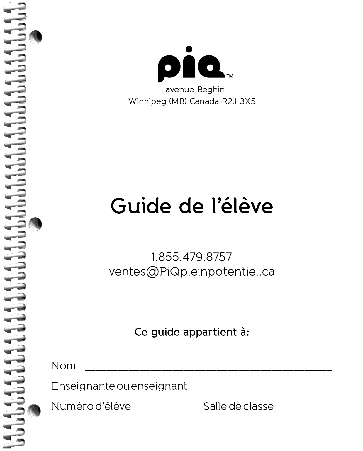 Guide de l’élève
