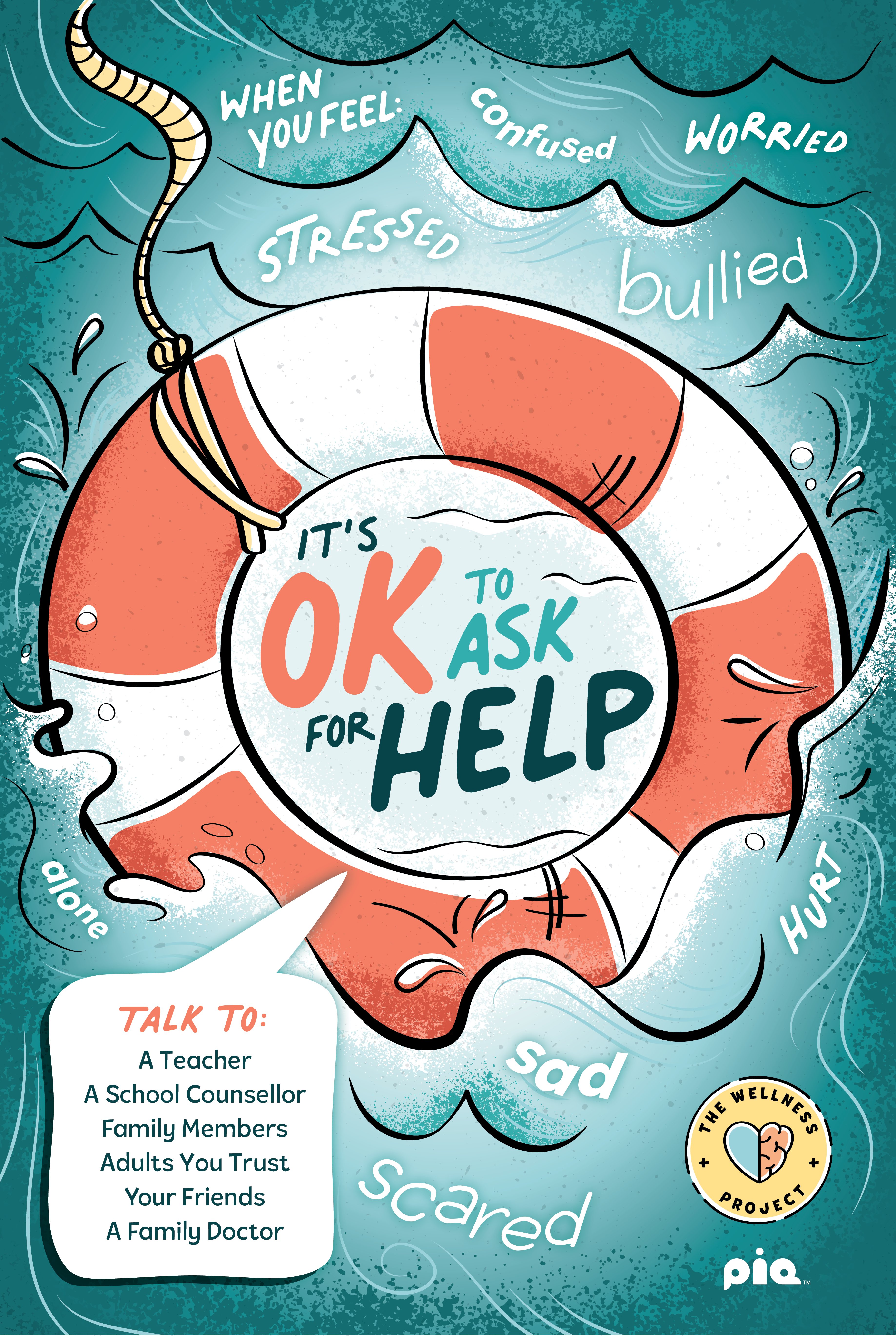It's Ok to Ask for Help Poster