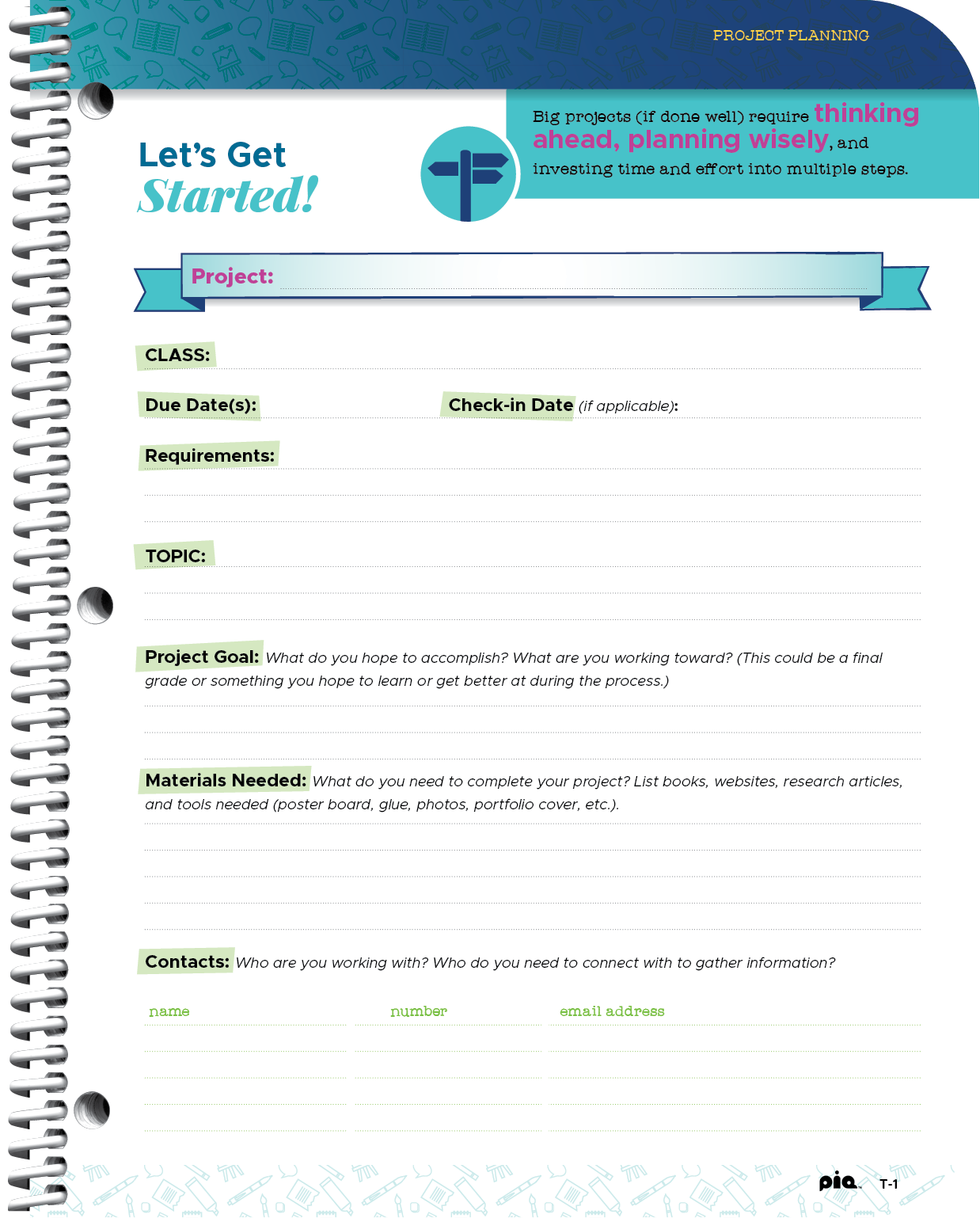Long-Term Planning Tracker