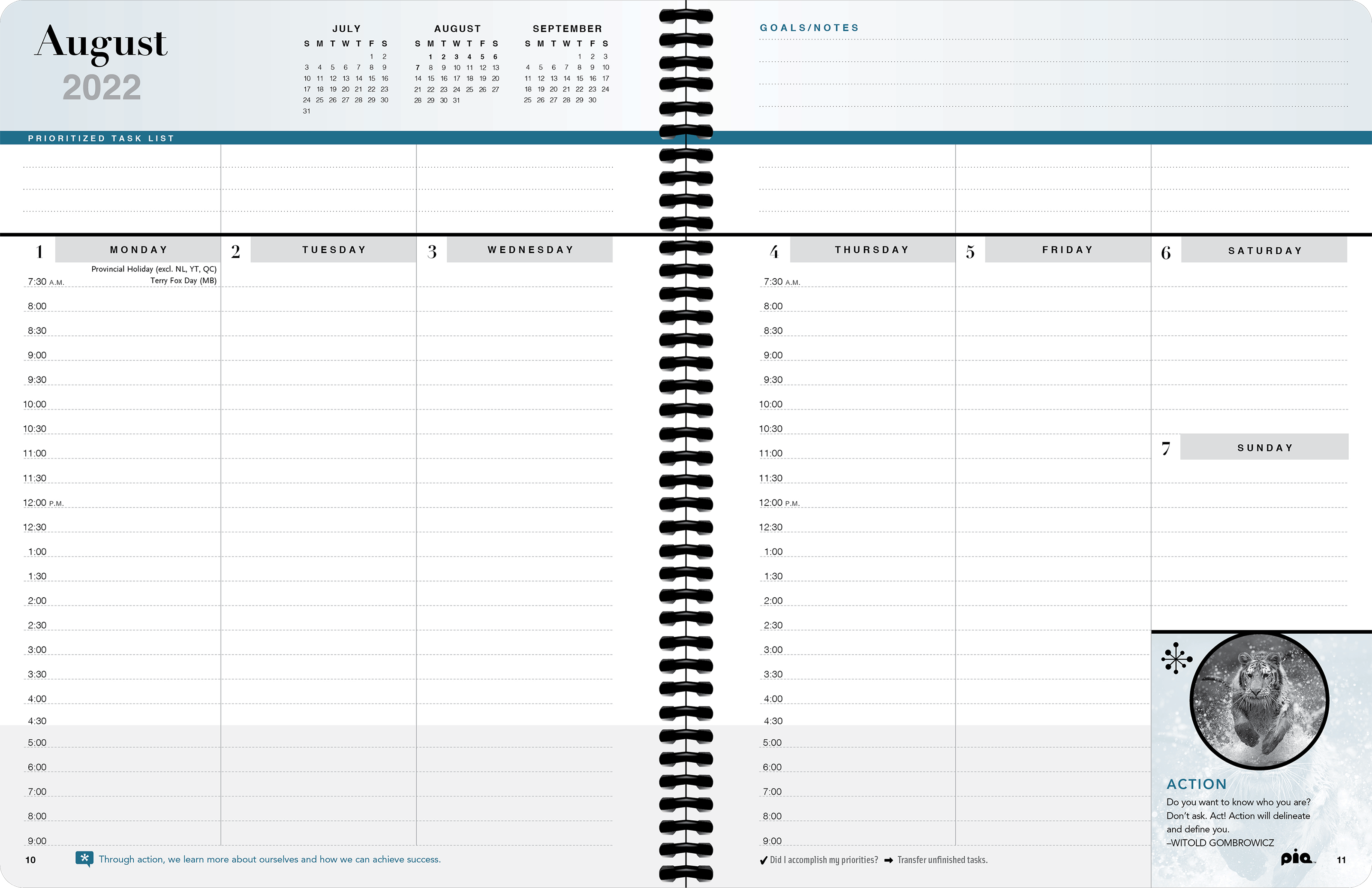 Legacy Teacher Planner Spread